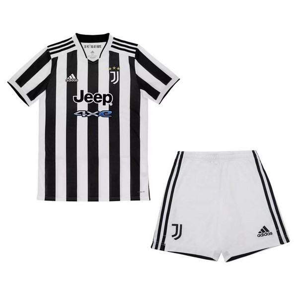 Camiseta Juventus 1ª Niño 2021-2022 Blanco Negro